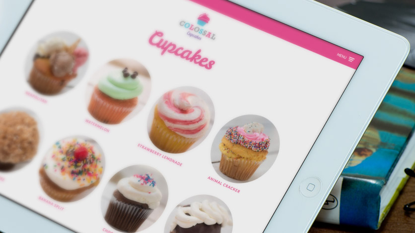 Colossal Cupcakes iPad View