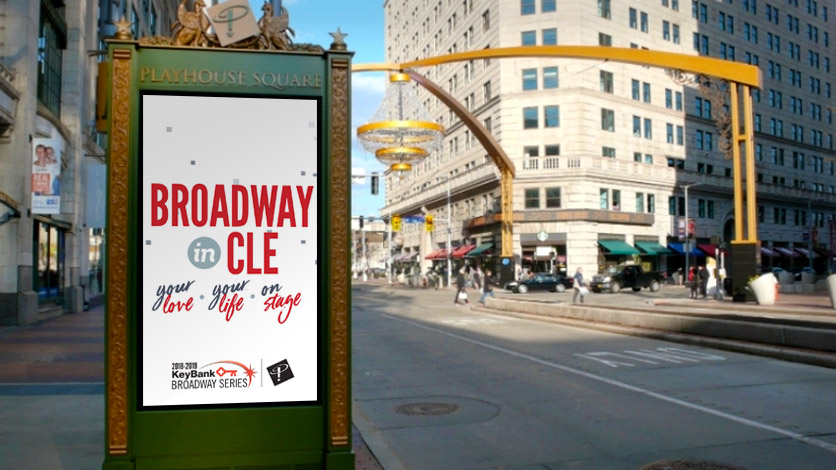 Playhouse Square Street-level LCD Display